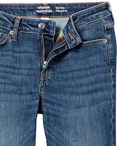 Amazon Essentials Skinny Jean Vaqueros, Azul Medio, 48 Corto