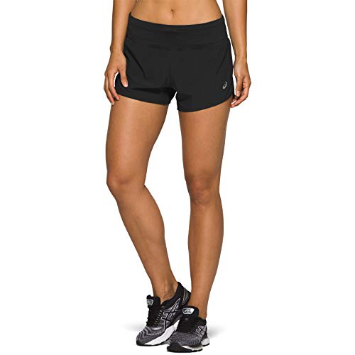 Asics Road 3.5In Short Pantalón Corto, Mujer, Performance Black, s