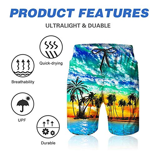 Bañador de Hombre African Tribe Swim Trunks Bathing Suits Board Shorts Quick Dry Beachwear for Men Comfortable Breathable