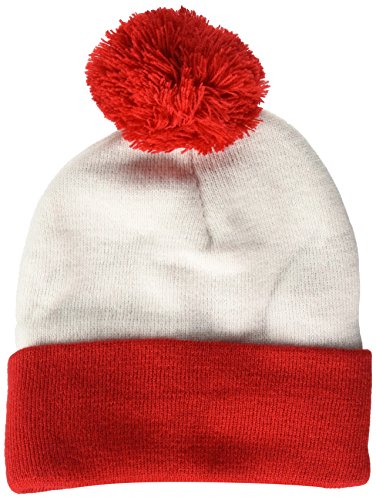 Beechfield Snowstar - Gorro Unisex (Talla única), Color Rojo y Crema