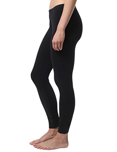 Berydale Leggings largos de mujer, mate, 100 DEN, Negro, 46 (Talla del fabricante: 2XL)