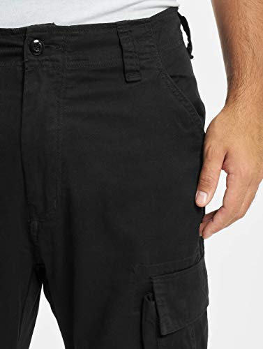 Brandit Urban Leyenda 3/4 Hombre Cargo Pantalones Cortos - Negro, XXL