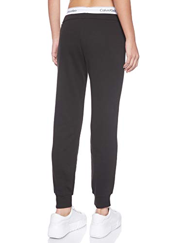 Calvin Klein Lounge Joggers-Modern Cotton Pantalones de Deporte, Negro (Black 001), M para Mujer