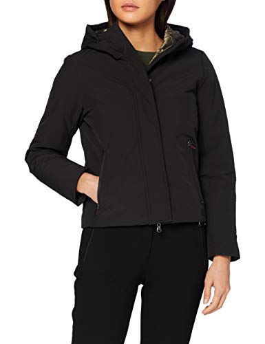 Canadian Classics Damen Jacke Soft Zip WR Bio Chaqueta, Black, 46 (XXL(It52) para Mujer