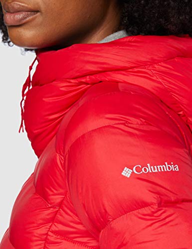 Columbia Autumn Park Chaqueta de Plumas con Capucha, Mujer, Rojo (Red Lily), XS