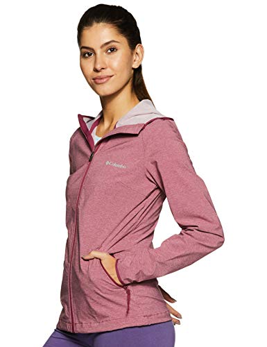 Columbia Canyon Chaqueta Softshell, Mujer, Morado (Wine Berry Heather), L