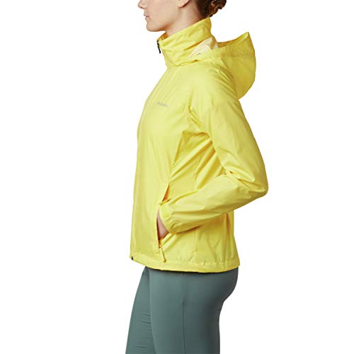 Columbia Chaqueta impermeable ajustable Switchback Iii para mujer - amarillo - S