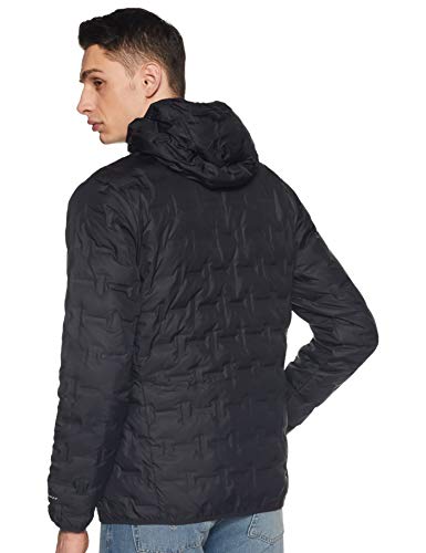 Columbia Delta Ridge, Chaqueta de plumas con capucha, Hombre, Negro (Black), Talla M