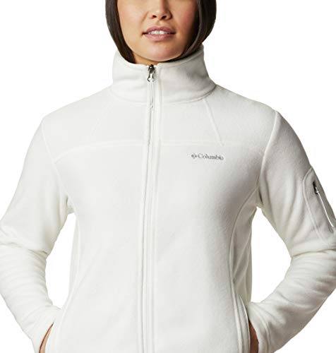 Columbia Fast Trek II Forro Polar con Cremallera, Mujer, Blanco (Sea Salt), L