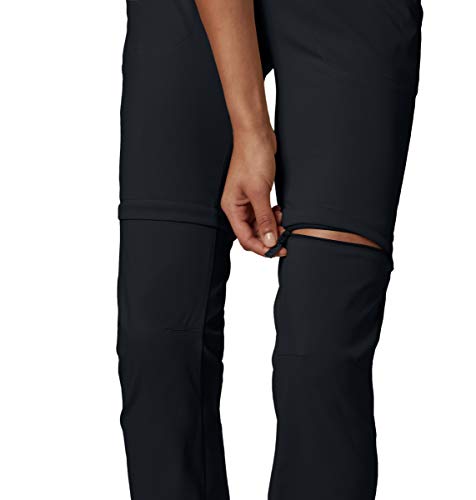 Columbia Mujer Pantalón convertible, SATURDAY TRAIL II CONVERTIBLE PANTS, Nailon,Negro, Talla: 8, AK8120