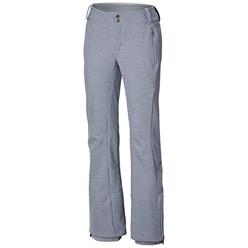 Columbia Pantalón de esquí repelente al agua para mujer, Roffe Ridge Pant, Poliéster, Gris (Astral Twill Print), Talla W36/R, 1761411