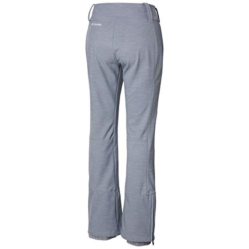 Columbia Pantalón de esquí repelente al agua para mujer, Roffe Ridge Pant, Poliéster, Gris (Astral Twill Print), Talla W36/R, 1761411