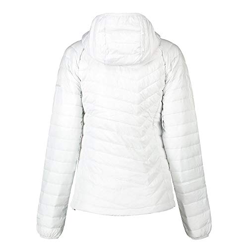 Columbia Powder Lite Chaqueta con Capucha para Mujer, Blanco, S