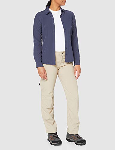 Columbia Silver Ridge 2.0 Pantalón de Senderismo Nailon, Mujer, Beige (Fossil), Talla US: W4/R/ (EU W36/R)