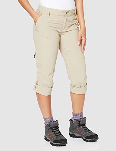 Columbia Silver Ridge 2.0 Pantalón de Senderismo Nailon, Mujer, Beige (Fossil), Talla US: W4/R/ (EU W36/R)