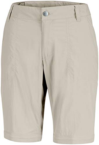 Columbia Silver Ridge 2.0 Pantalones de Senderismo Convertibles para Mujer, Beige (Fossil), 8/S