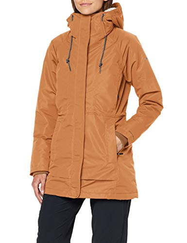 Columbia South Canyon Sherpa, Chaqueta impermeable forrada de Sherpa, Mujer, Marrón (Camel Brown) Talla L