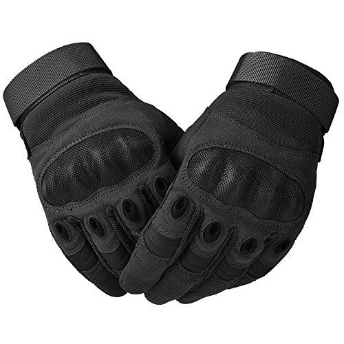 COTOP Guantes de moto, guantes de pantalla táctil de nudillos duros Guantes de motocicleta ATV Riding Full Finger Motocicleta Bicicleta Bicicleta Ciclismo Guantes deportivos para hombres