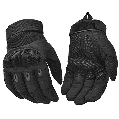 COTOP Guantes de moto, guantes de pantalla táctil de nudillos duros Guantes de motocicleta ATV Riding Full Finger Motocicleta Bicicleta Bicicleta Ciclismo Guantes deportivos para hombres