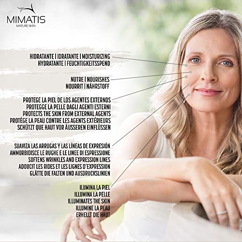 Crema Hidratante Antiarrugas Mujer Piel Madura +40 con Retinol, Ácido Hialurónico, Colágeno y Extractos Naturales -Reafirmante- Cara y Cuello-No Grasa-De España