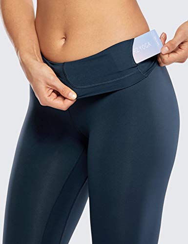 CRZ YOGA Mujer Mallas Deportivo Pantalón Elastico para Running Fitness-71cm True Navy 44