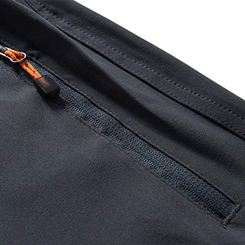 DAFENP Pantalones Trekking Mujer Impermeable Pantalones de Escalada Senderismo Alpinismo Ligero Secado Rápido Transpirable Aire Libre (XL, A Gris)