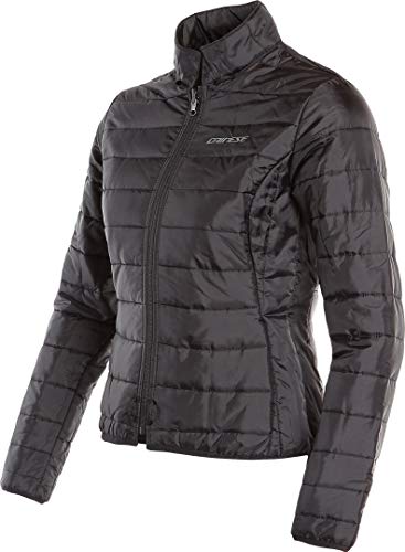 Dainese Tempest 2 D-Dry - Chaqueta de moto para mujer, color negro/rojo 40