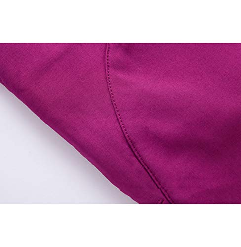 Dawwoti Pantalones De Esquí De Las Mujeres con Bolsillo con Cremallera, Pantalones De Nieve Gruesa Impermeable Golf Térmica Pantalón De Paño Grueso y Suave De Viaje De Esquí De Invierno Snowboard