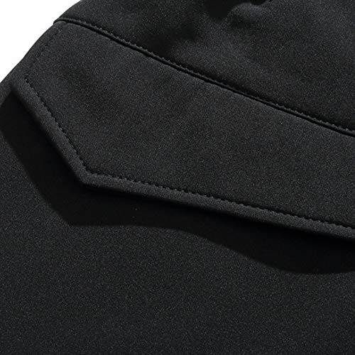 Dawwoti Pantalones De Esquí De Los Hombres con Bolsillo con Cremallera, Resistente Al Viento Gruesos Pantalones De Nieve De Viaje De Golf Pantalón De Felpa A Prueba De Agua para El Campamento De