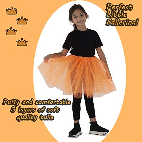 Dress Up America-Tutus Pack de 5 Faldas Colores – tutú de Tres Capas para niñas, surtido (999)