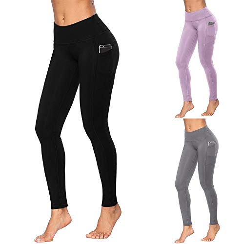 Ducomi Ann Leggings Mujer Bolsillo para Teléfono Móvil - Gimnasio Informal y Estilo Hogareño - Leggins Elásticos, Transpirables y de Máxima Comodidad - Ropa Deportiva, Yoga, Pilates (Verde, L)