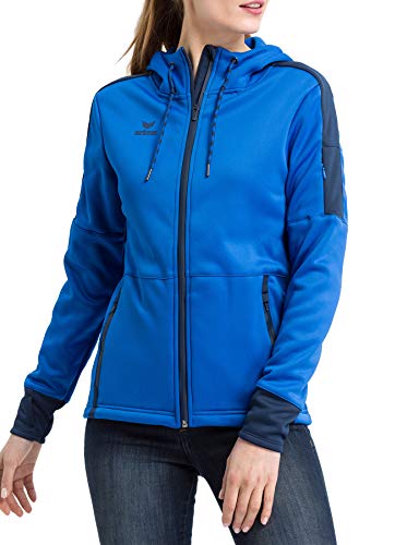 erima Basic 2.0 Chaqueta de Softshell, Mujer, Azulón/Azul Marino, 44