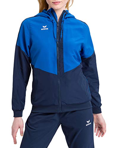 erima Squad Tracktop Chaqueta Deportiva, Mujer, Azulón/Azul Marino, 44