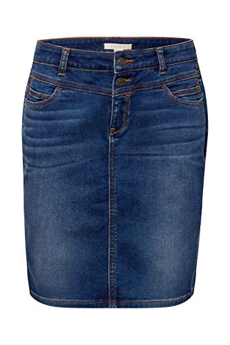 Esprit 089ee1d011 Falda, Azul (Blue Dark Wash 901), 38 (Talla del Fabricante: 36) para Mujer