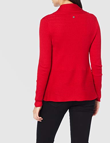 Esprit 998ee1i803 Chaqueta Punto, Rojo (Red 3 632), L para Mujer