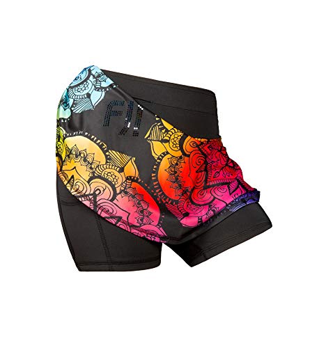 FeelJ Mandala - Falda de Running para Mujer, Mujer, 5903140616573, Mehrfarben, Medium