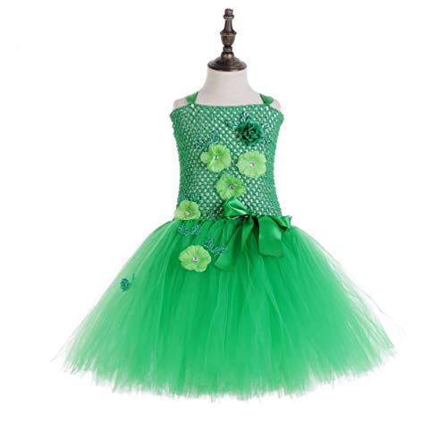 FENICAL Vestido de Hadas Princesa Moda ala Gasa Falda Cosplay Rendimiento Disfraz para Niñas (Apto para 70 Cm de Altura)