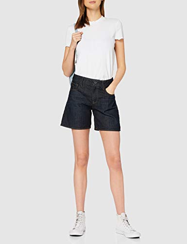 G-STAR RAW 3301 Boyfriend Shorts Pantalones Cortos, Azul (3D Raw Denim Processed 8973-9020), 24 W para Mujer