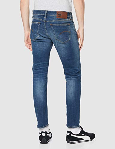 G-STAR RAW 3301 Slim Fit Vaqueros, Medium Aged 8968-2965, 42W / 34L para Hombre