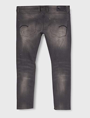 G-STAR RAW Revend Skinny Vaqueros, Light Aged Destroy 6132-1243, 27W / 30L para Hombre