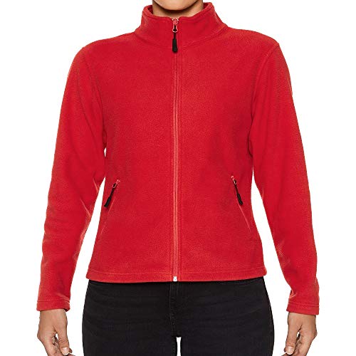 Gildan Hammer - Forro Polar Micro para Chica Mujer (4XL) (Rojo)