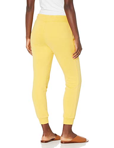 Goodthreads Heritage Fleece Basic Jogger Pant Pants, Lemon Yellow, 40-42