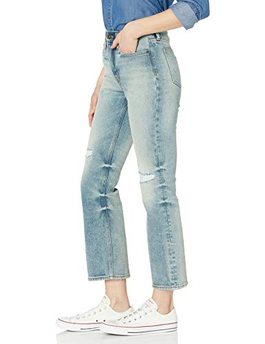 Goodthreads Vintage Jean Jeans, Worn Repair Wash, 28