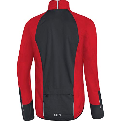 GORE WEAR C5 Chaqueta de ciclismo de hombre GORE-TEX, L, rojo/negro