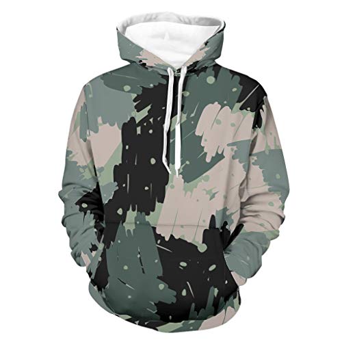 Gráficos Color Block Camuflaje Premium Varios Tipos Half Dome Sudadera con capucha de ajuste clásico Novio Novia Gráficos