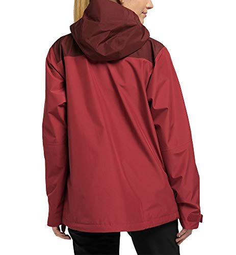 Haglöfs Vide GTX Chaquetas, Mujer, Brick Red/Maroon Red , M