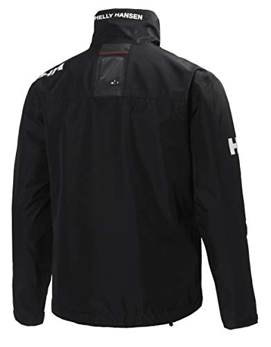 Helly Hansen Crew Midlayer Chaqueta deportiva impermeable, Hombre, Negro (Black 990), S