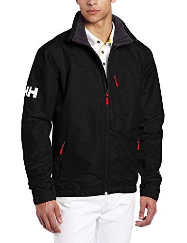 Helly Hansen Crew Midlayer Chaqueta deportiva impermeable, Hombre, Negro (Black 990), S