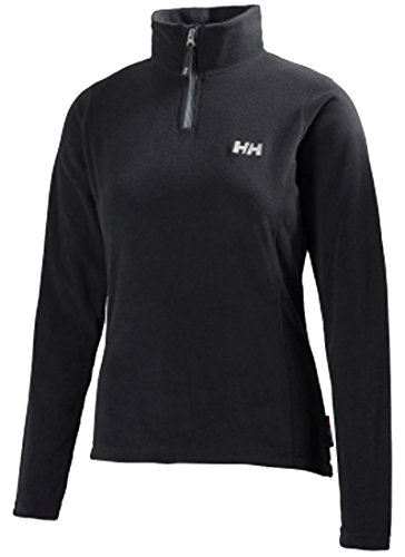 Helly Hansen Daybreaker 1/2 Zip Jersey de Forro Polar, Mujer, Negro, 3XL