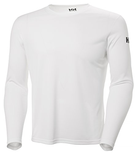 Helly Hansen HH Tech Crew Camiseta, Hombre, Blanco (Blanco 001), X-Large (Tamaño del Fabricante:XL)